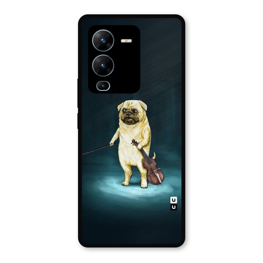 Violin Master Metal Back Case for Vivo V25 Pro