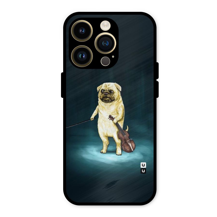 Violin Master Metal Back Case for iPhone 14 Pro