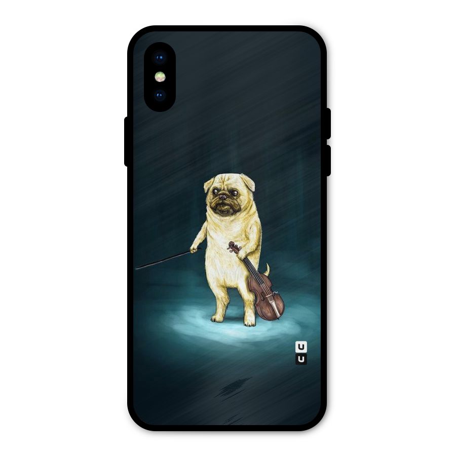 Violin Master Metal Back Case for iPhone XS