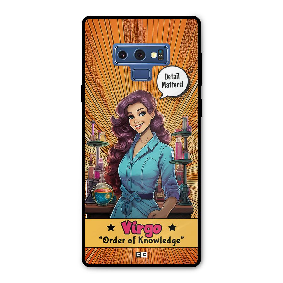 Virgo Order Metal Back Case for Galaxy Note 9