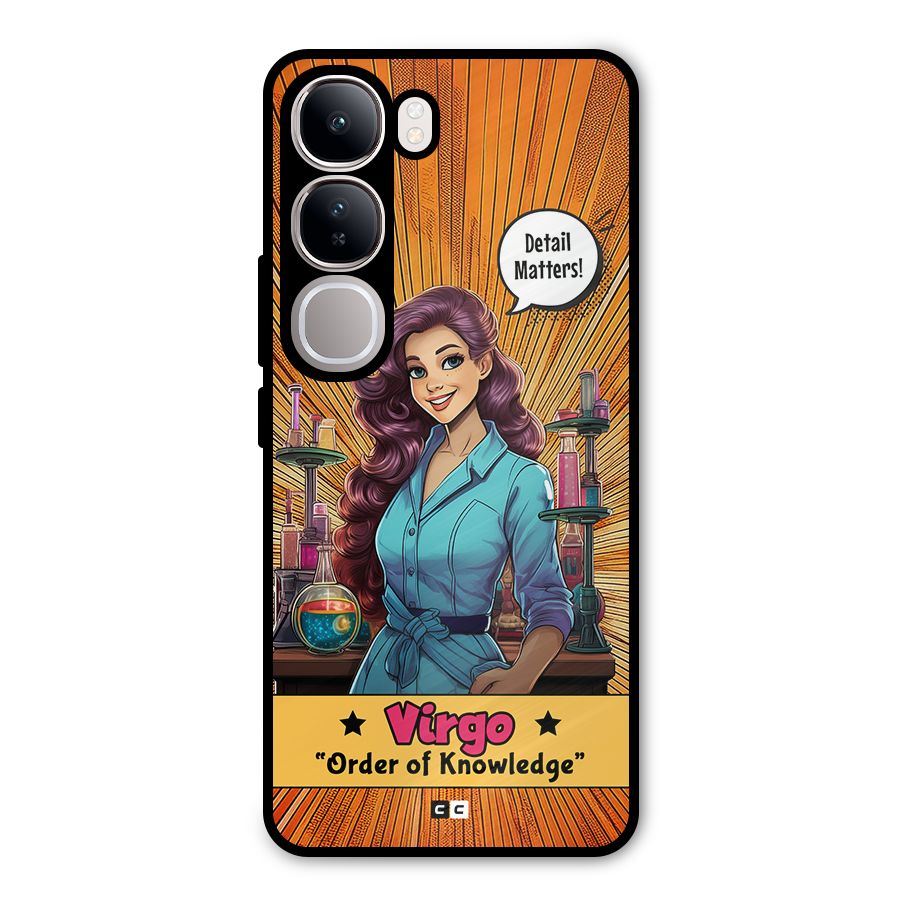 Virgo Order Metal Back Case for Vivo Y300