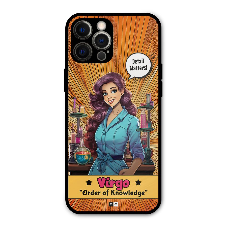 Virgo Order Metal Back Case for iPhone 12 Pro Max