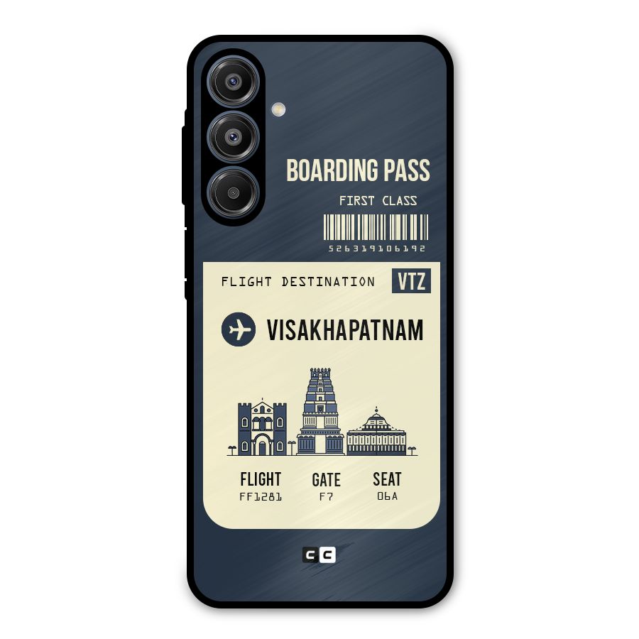 Vishakapatnam Boarding Pass Metal Back Case for Galaxy A16 5G