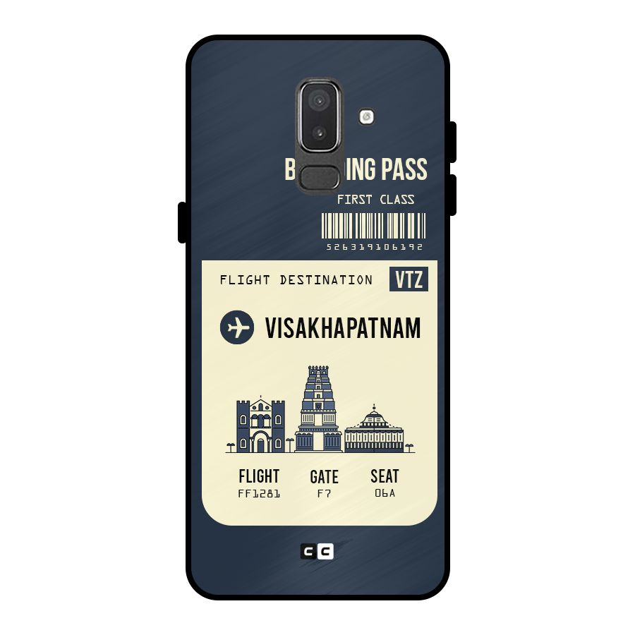 Vishakapatnam Boarding Pass Metal Back Case for Galaxy On8 (2018)