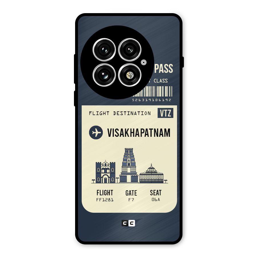 Vishakapatnam Boarding Pass Metal Back Case for OnePlus 13