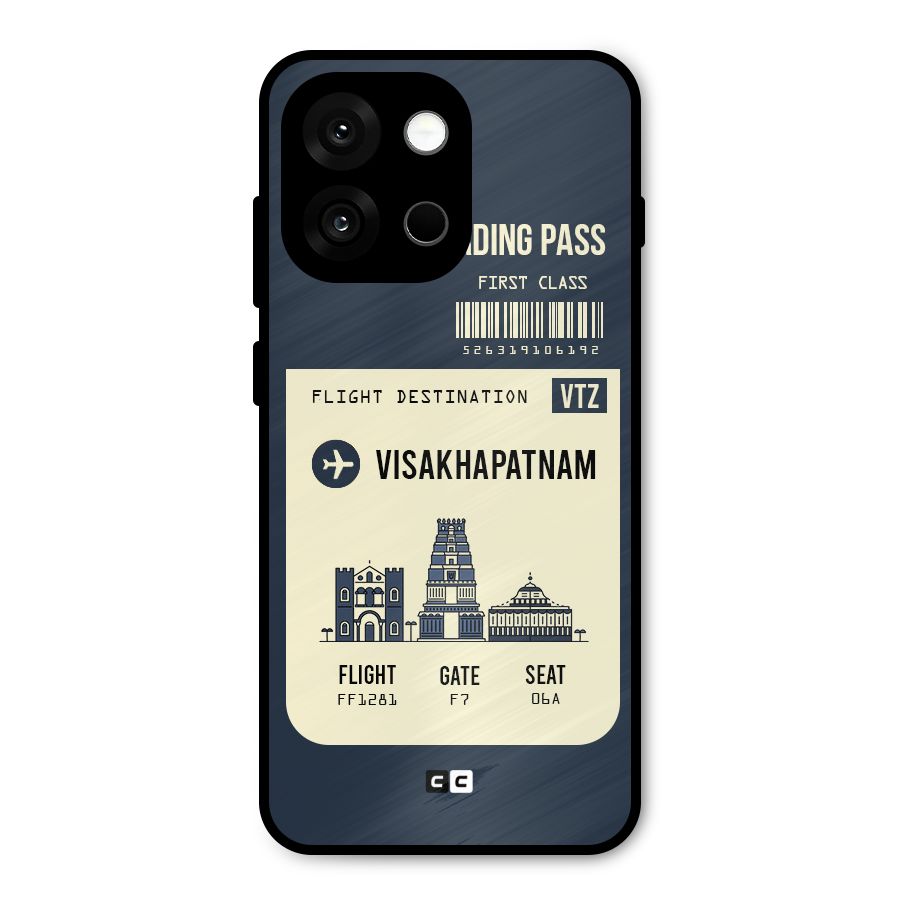 Vishakapatnam Boarding Pass Metal Back Case for OnePlus 13s