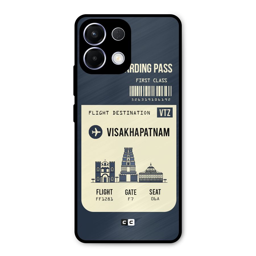 Vishakapatnam Boarding Pass Metal Back Case for Oppo K13