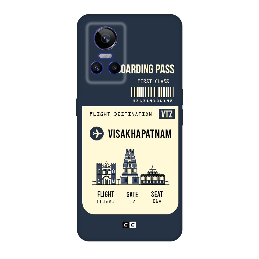 Vishakapatnam Boarding Pass Original Polycarbonate Back Case for Realme GT Neo 3