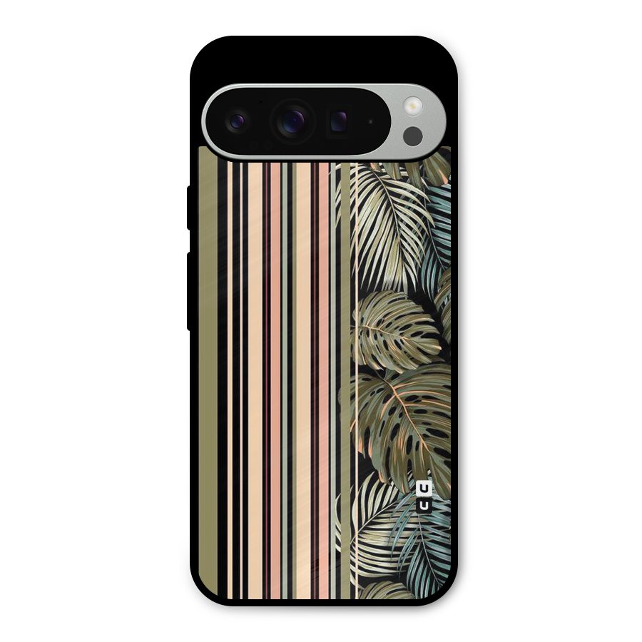 Visual Art Leafs Metal Back Case for Google Pixel 9 Pro XL