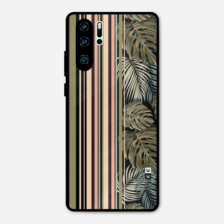 Visual Art Leafs Metal Back Case for Huawei P30 Pro