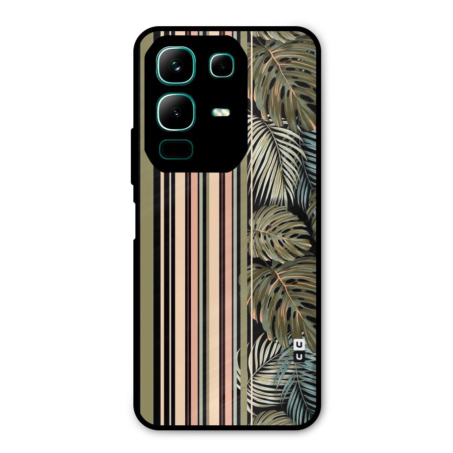Visual Art Leafs Metal Back Case for Infinix Note 50x