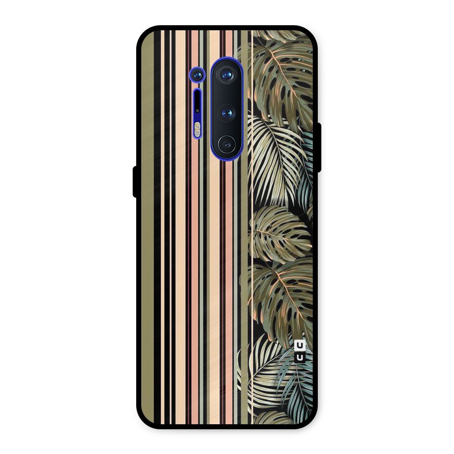 Visual Art Leafs Metal Back Case for OnePlus 8 Pro