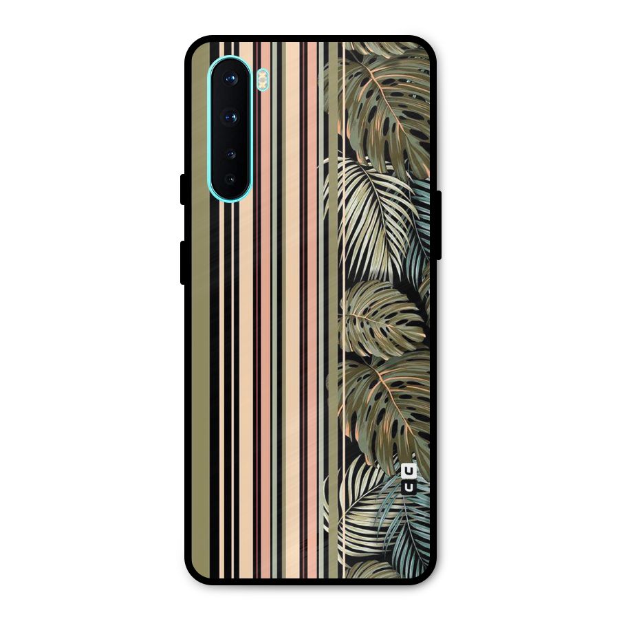 Visual Art Leafs Metal Back Case for OnePlus Nord