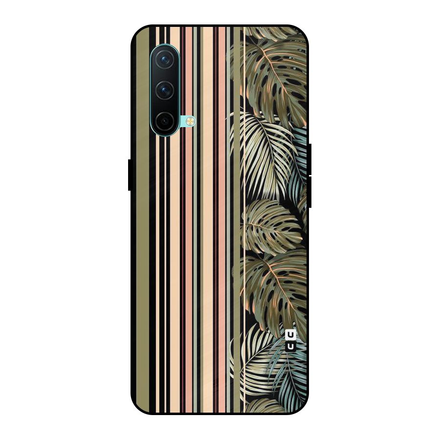 Visual Art Leafs Metal Back Case for OnePlus Nord CE 5G