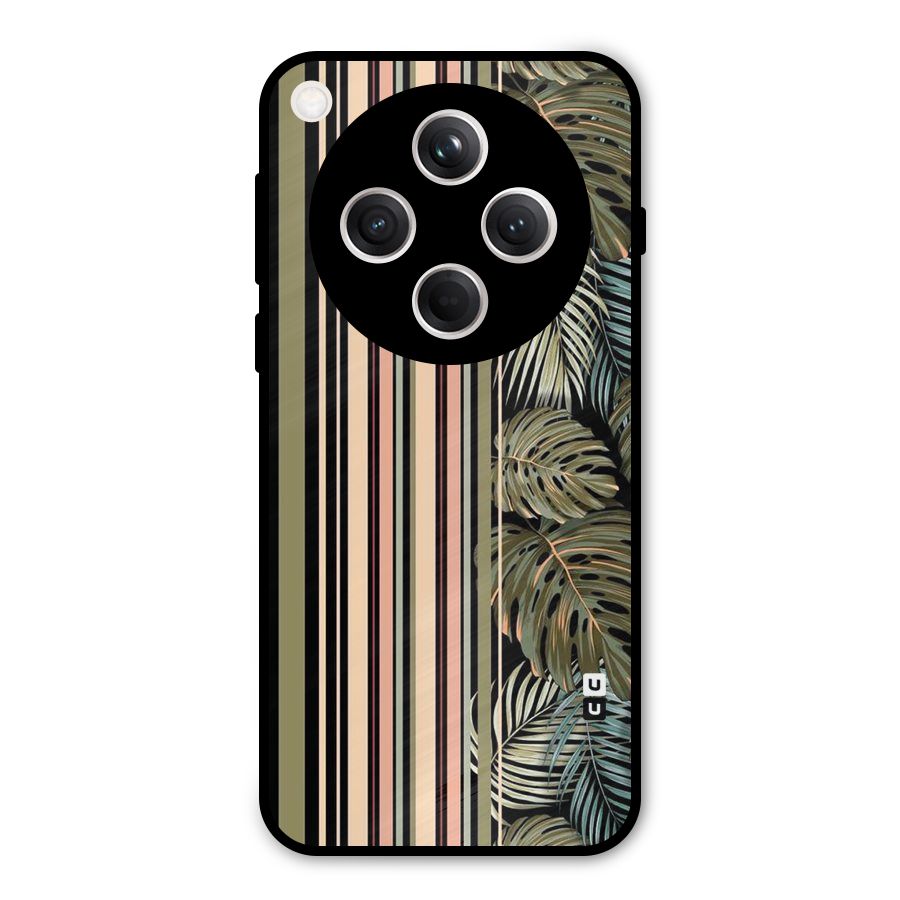Visual Art Leafs Metal Back Case for Oppo Find X8