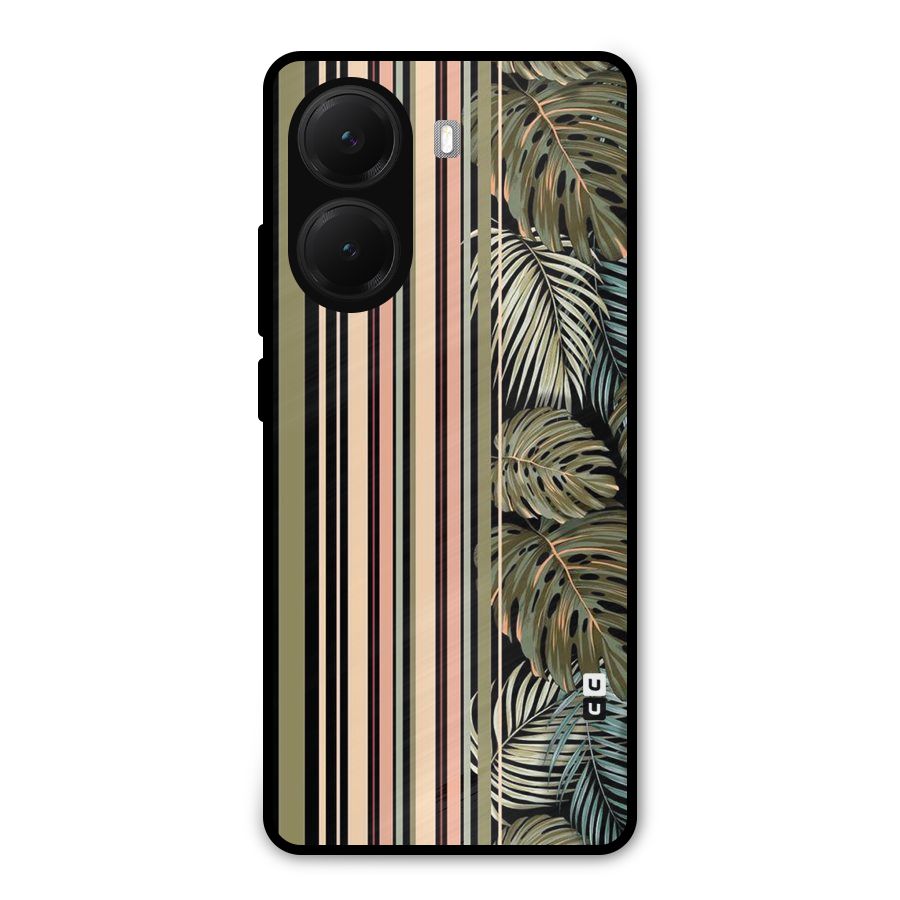Visual Art Leafs Metal Back Case for Poco X7 Pro