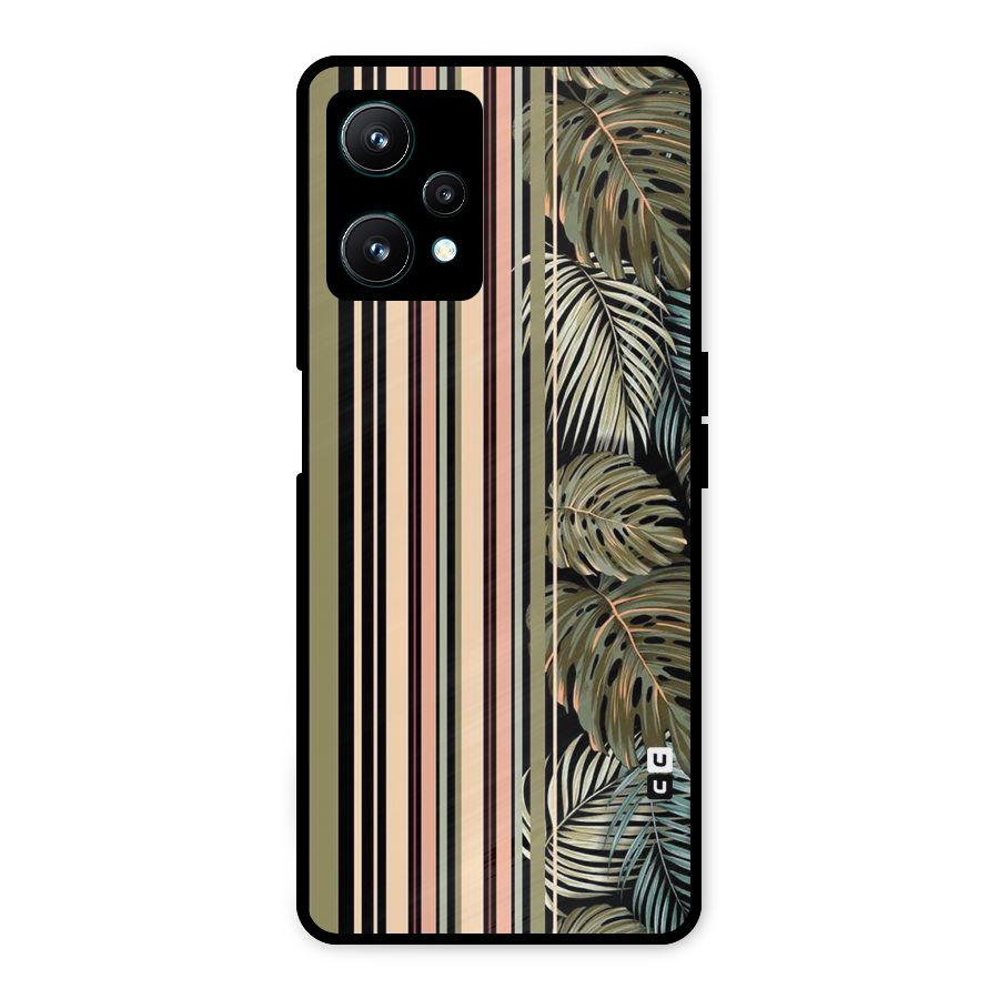 Visual Art Leafs Metal Back Case for Realme 9 Pro 5G