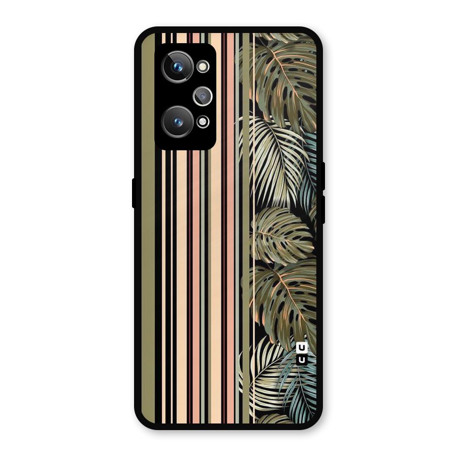 Visual Art Leafs Metal Back Case for Realme GT Neo2