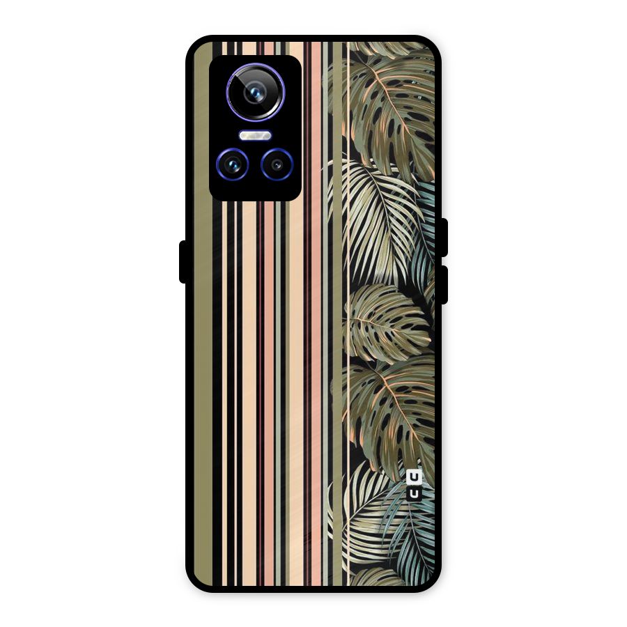 Visual Art Leafs Metal Back Case for Realme GT Neo 3