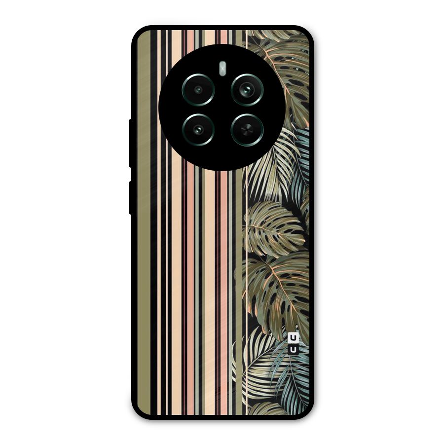 Visual Art Leafs Metal Back Case for Realme Narzo 70 Pro