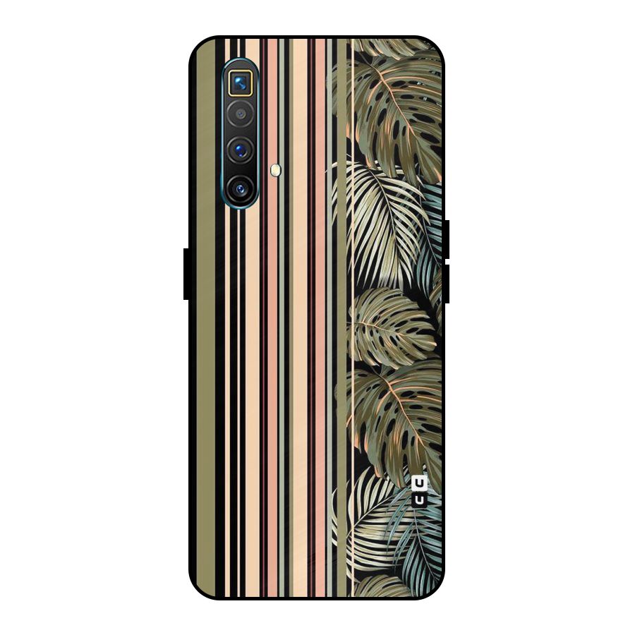 Visual Art Leafs Metal Back Case for Realme X3 SuperZoom