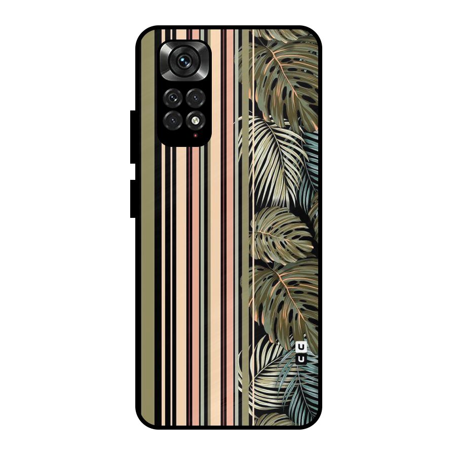 Visual Art Leafs Metal Back Case for Redmi Note 11 Pro Plus 5G