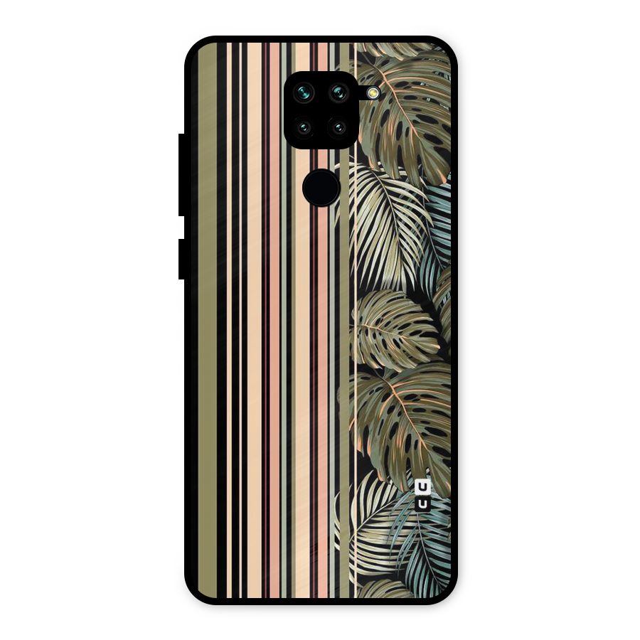 Visual Art Leafs Metal Back Case for Redmi Note 9