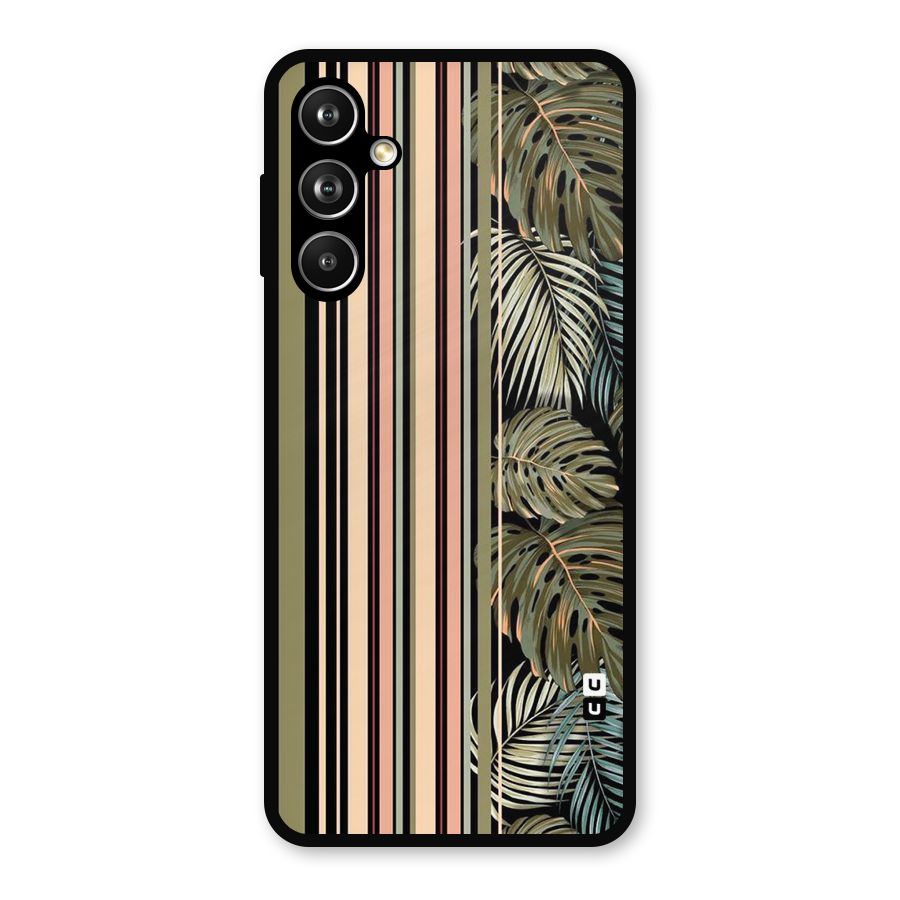 Visual Art Leafs Metal Back Case for Samsung Galaxy M54
