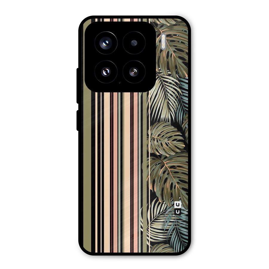 Visual Art Leafs Metal Back Case for Xiaomi 15