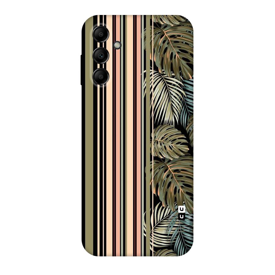 Visual Art Leafs Original Polycarbonate Back Case for Galaxy A14 5G