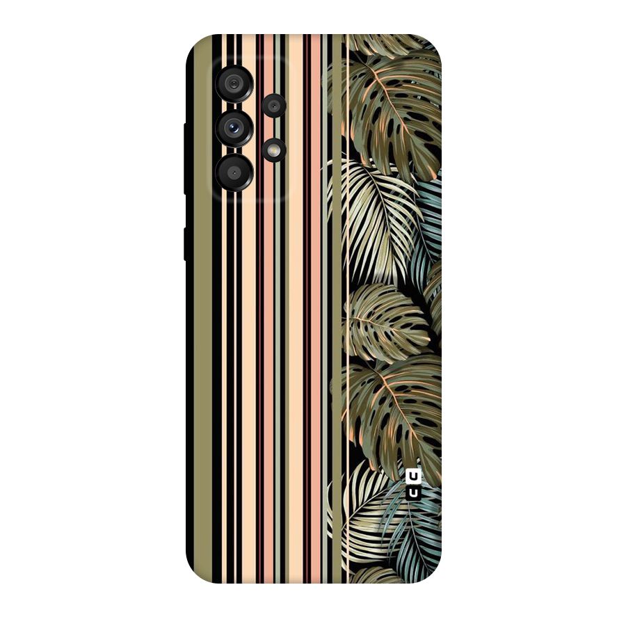 Visual Art Leafs Original Polycarbonate Back Case for Galaxy A73 5G