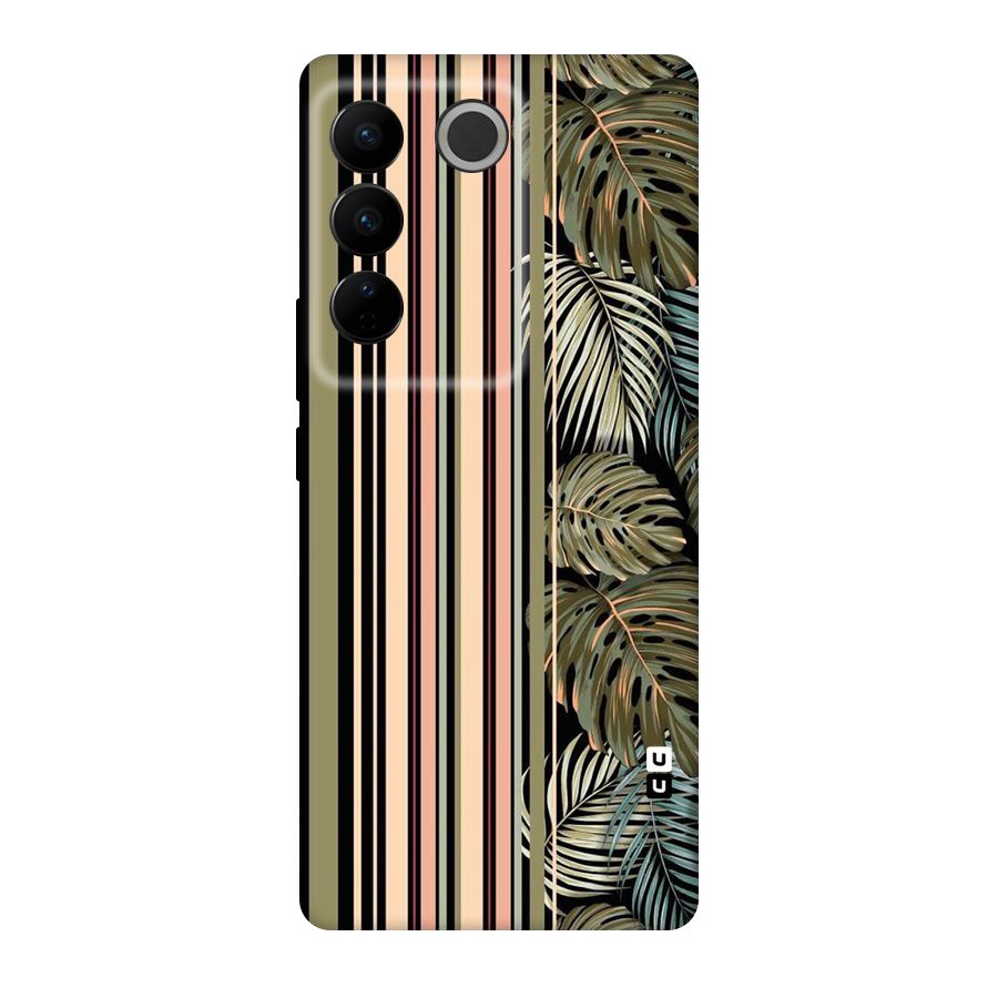 Visual Art Leafs Original Polycarbonate Back Case for Vivo V27