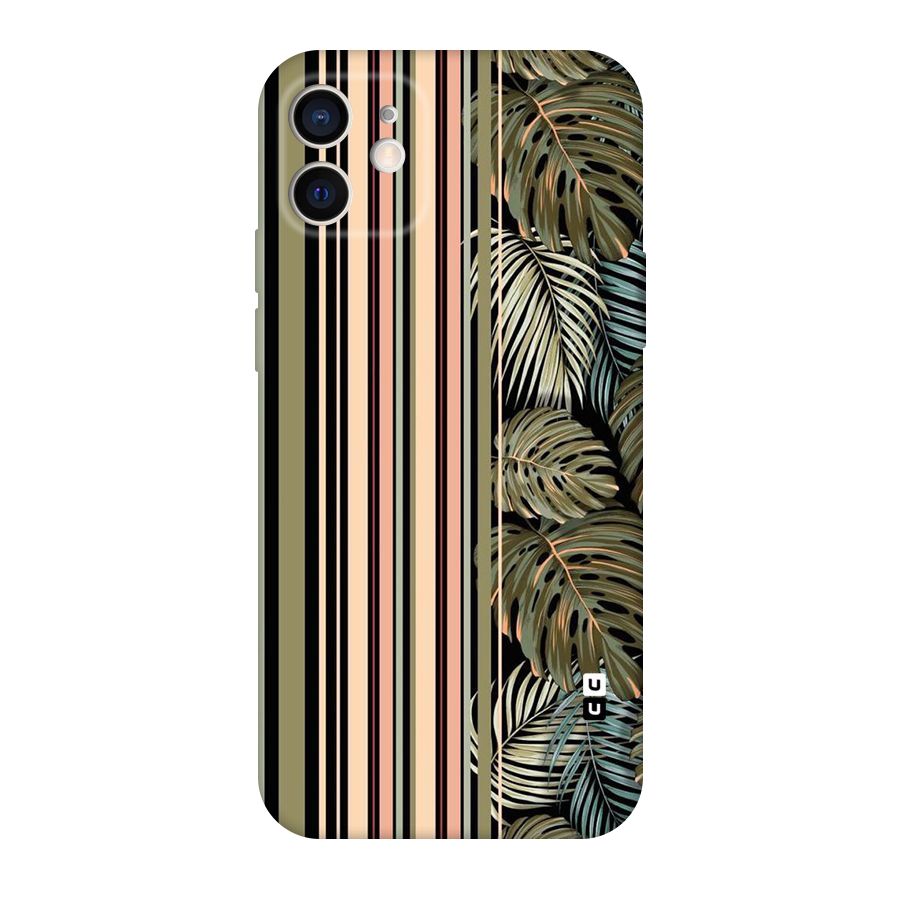 Visual Art Leafs Original Polycarbonate Back Case for iPhone 12