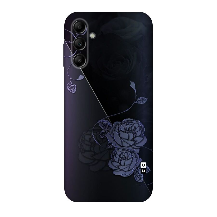 Voilet Floral Design Original Polycarbonate Back Case for Galaxy A14 5G