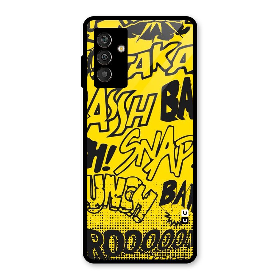 Vroom Snap Glass Back Case for Galaxy M13