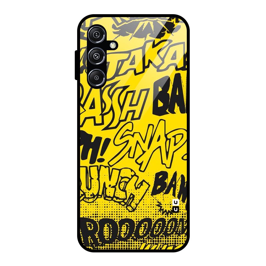 Vroom Snap Glass Back Case for Galaxy M34 5G