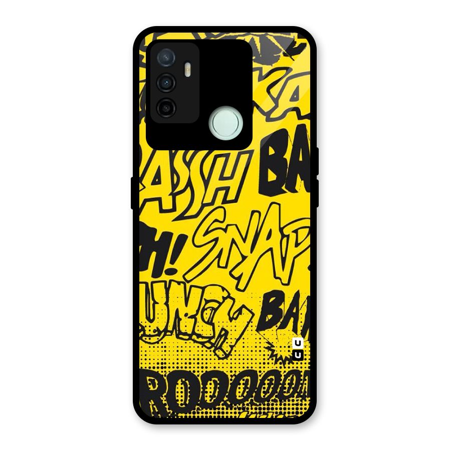 Vroom Snap Glass Back Case for Oppo A53
