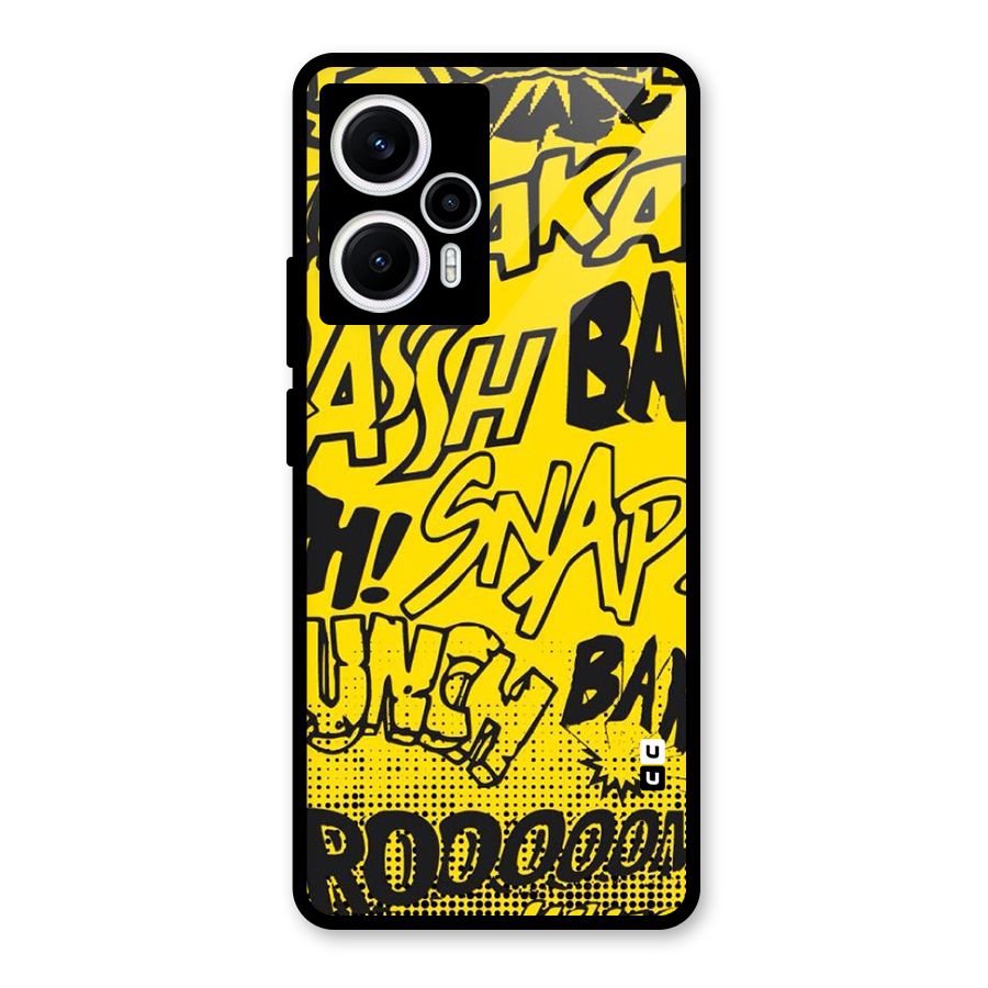 Vroom Snap Glass Back Case for Poco F5
