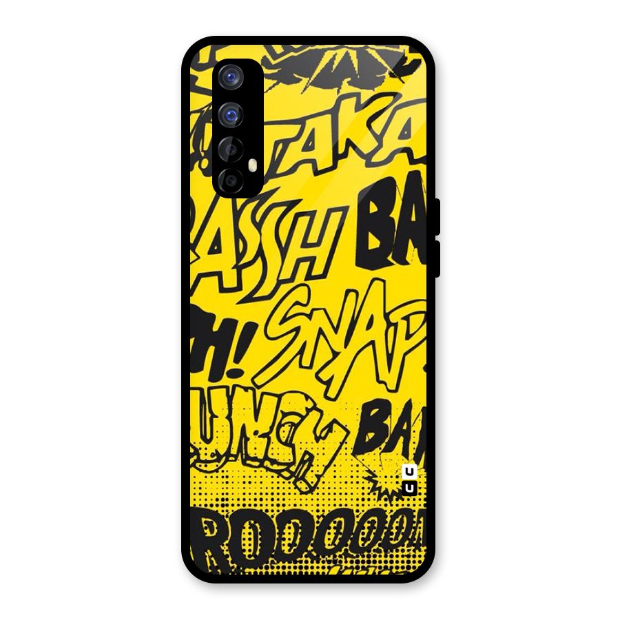 Vroom Snap Glass Back Case for Realme 7