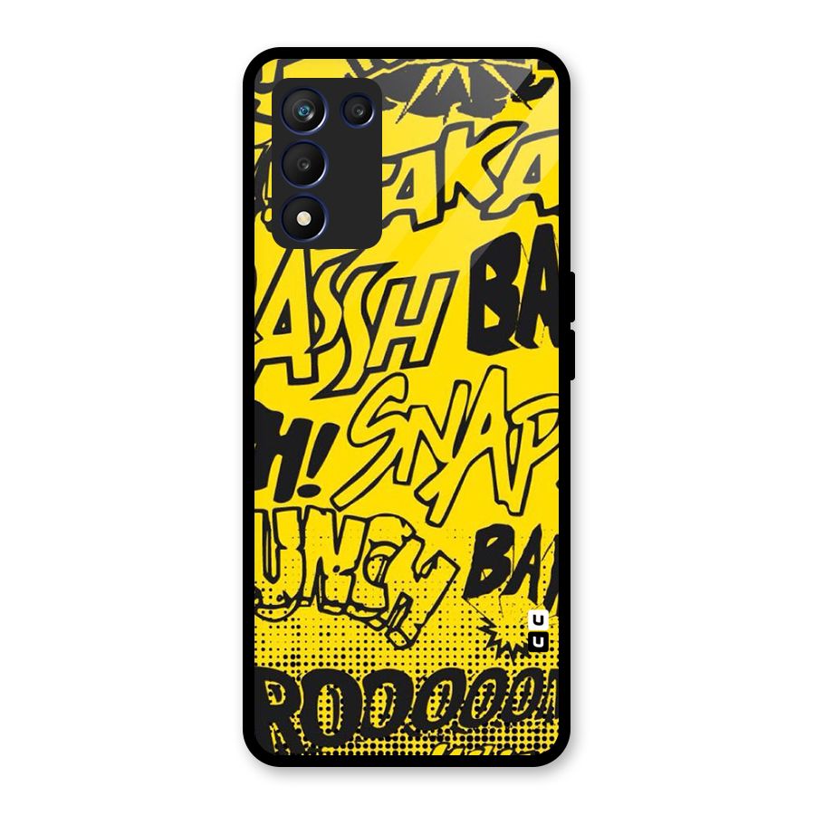 Vroom Snap Glass Back Case for Realme 9 5G Speed