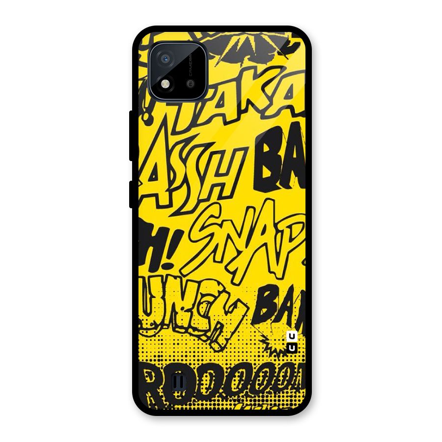 Vroom Snap Glass Back Case for Realme C11 2021