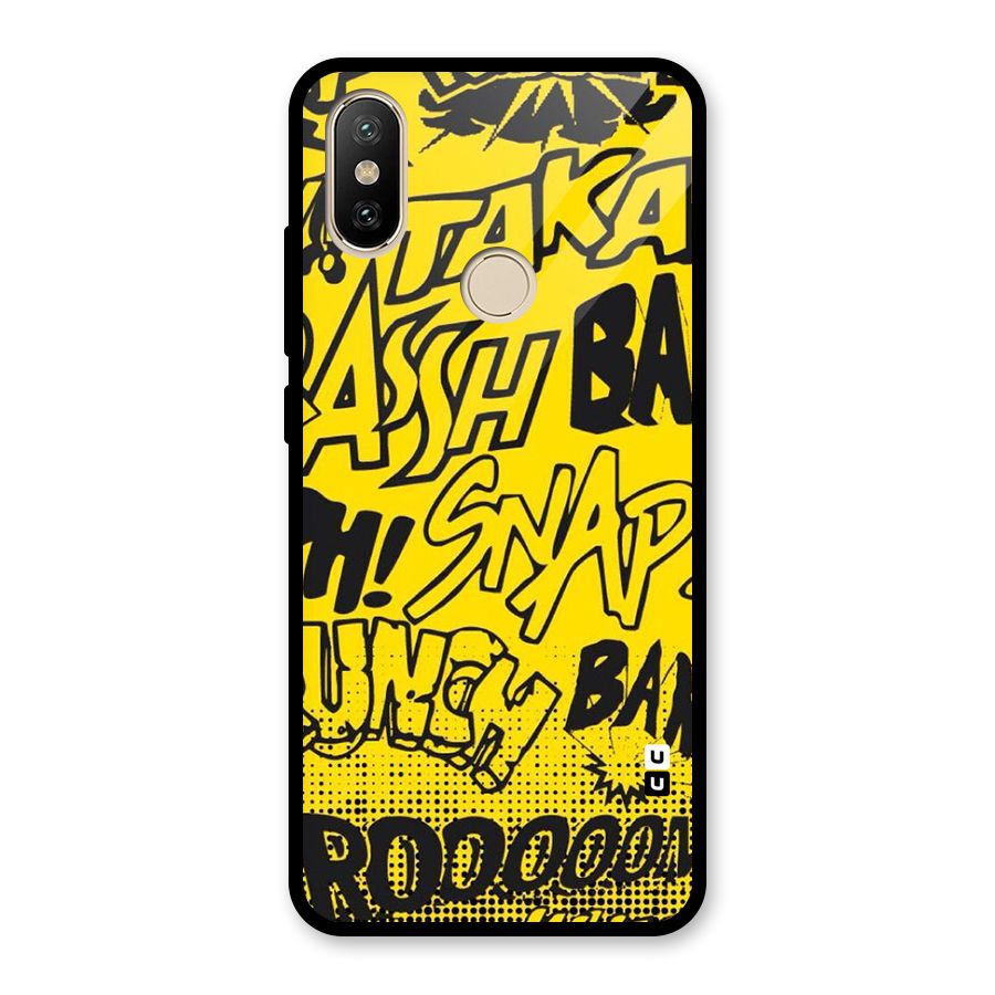 Vroom Snap Glass Back Case for Redmi A2