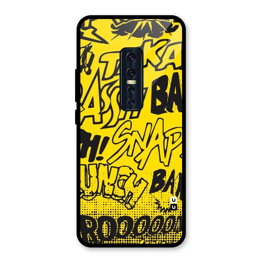 Vroom Snap Glass Back Case for Vivo V17 Pro