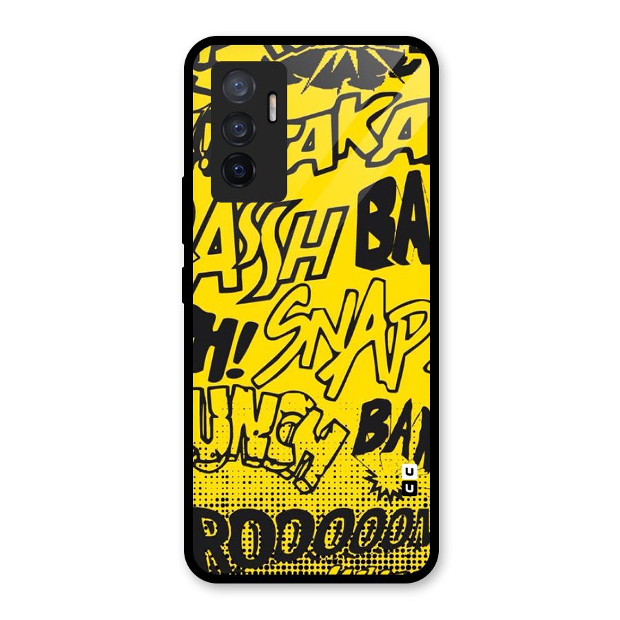 Vroom Snap Glass Back Case for Vivo V23e