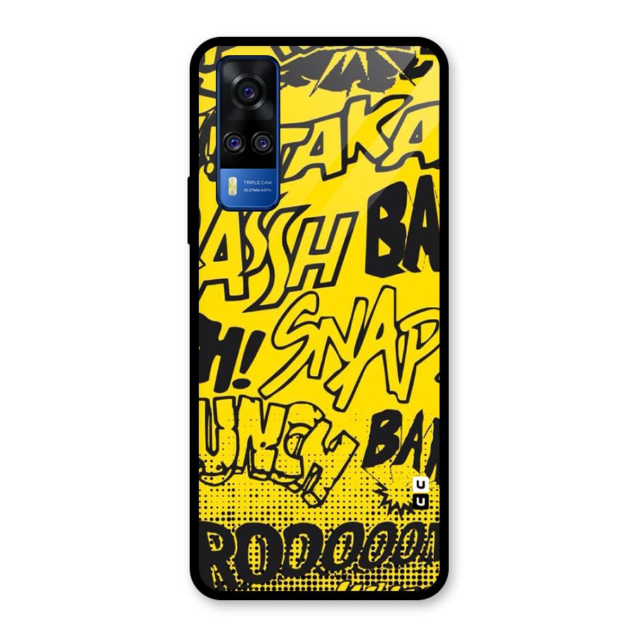 Vroom Snap Glass Back Case for Vivo Y31