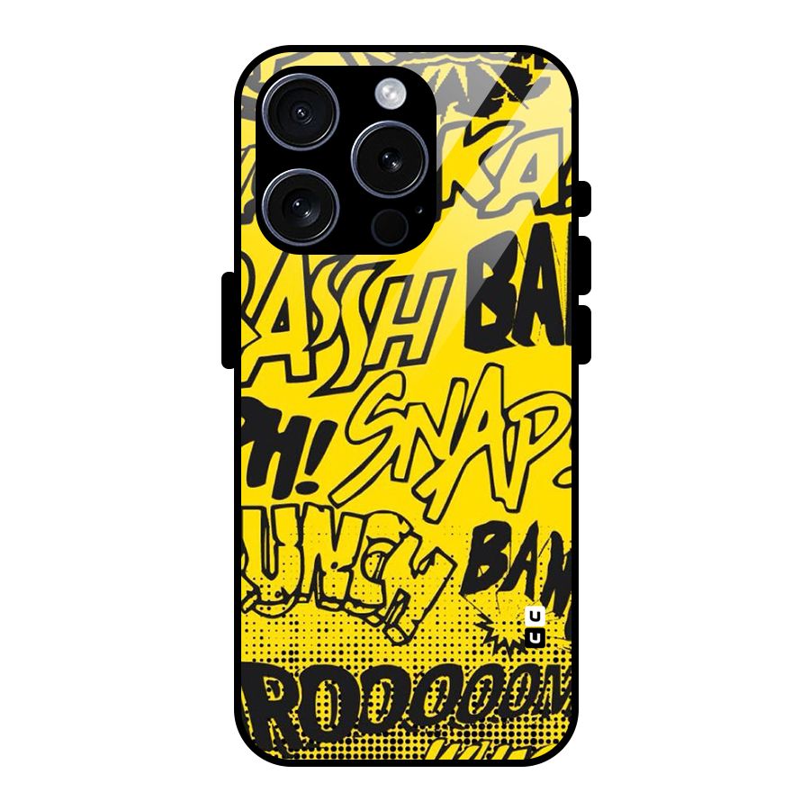 Vroom Snap Glass Back Case for iPhone 15 Pro