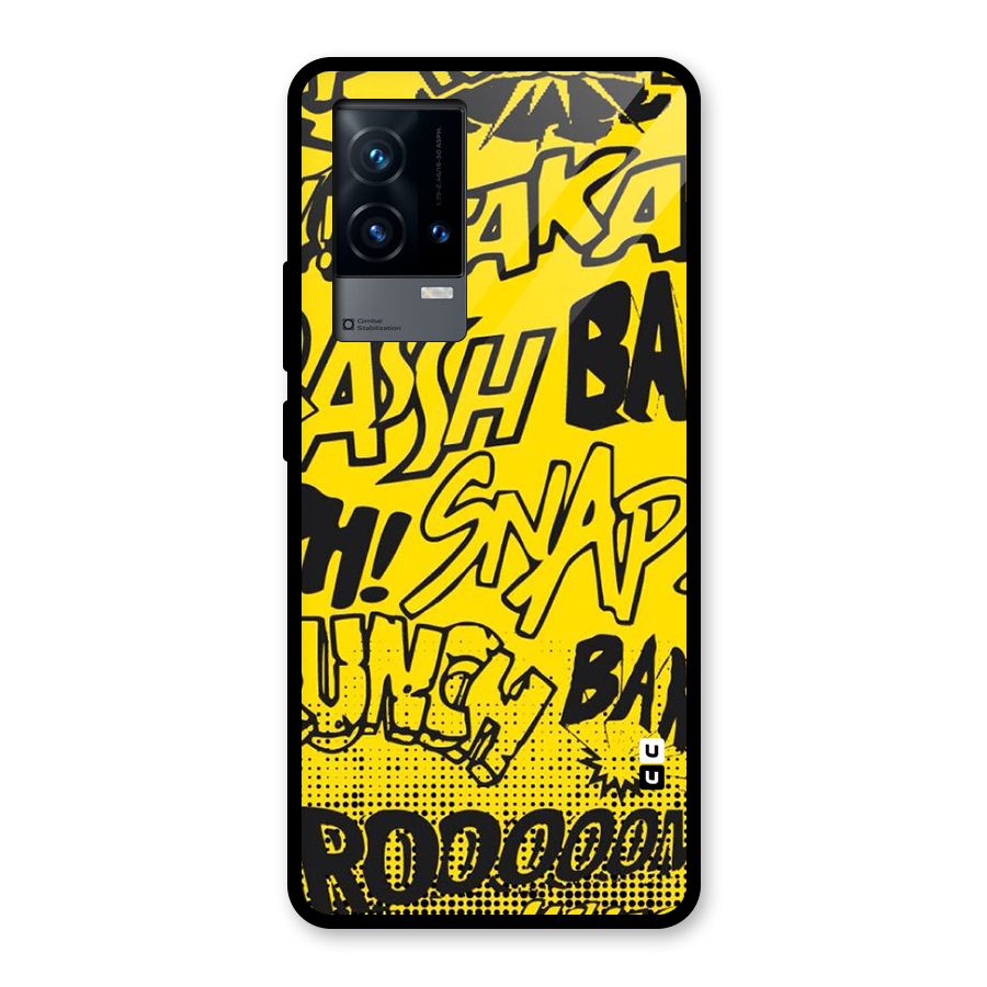 Vroom Snap Glass Back Case for iQOO 9 5G