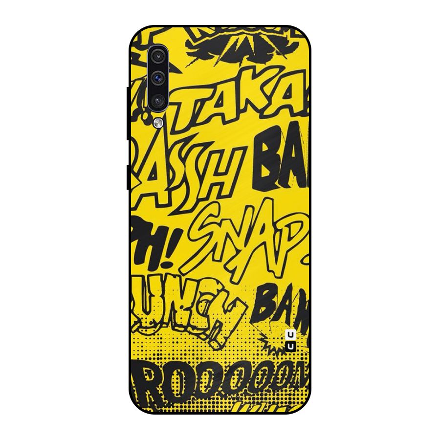Vroom Snap Metal Back Case for Galaxy A50s