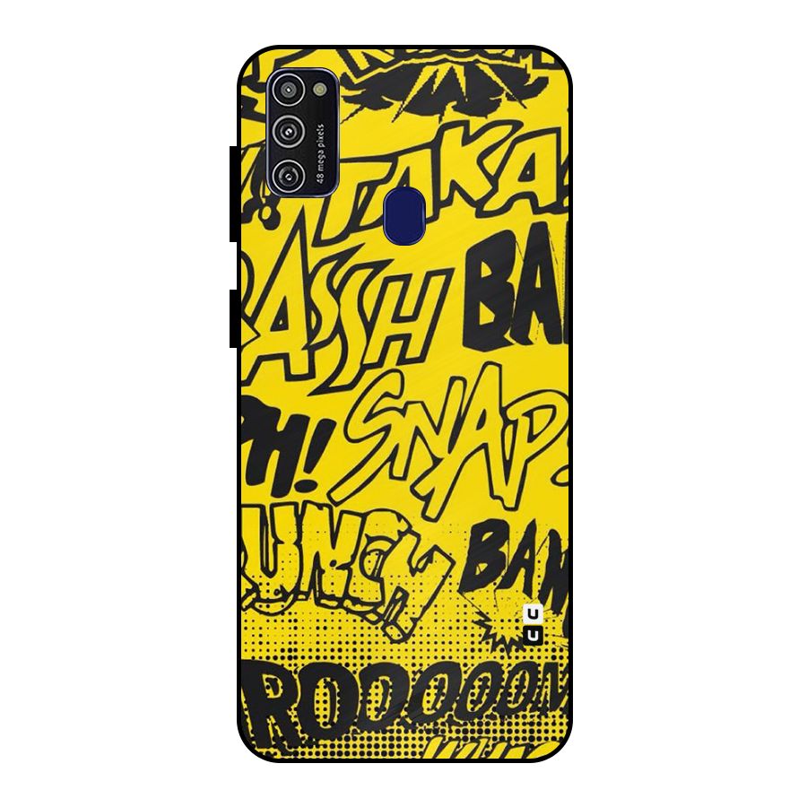 Vroom Snap Metal Back Case for Galaxy M30s