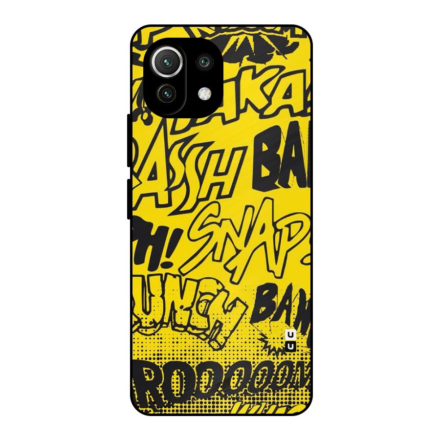 Vroom Snap Metal Back Case for Mi 11 Lite